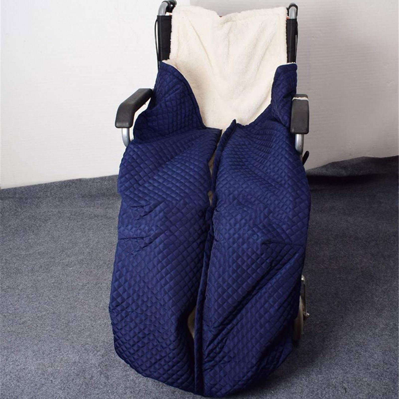 Accesorios para sillas de Ruedas Manta cálida, Resistente al Viento, Lavable, Ligera, para sillas de Ruedas manuales y eléctricas, Funda con Cremallera para Silla de Ruedas