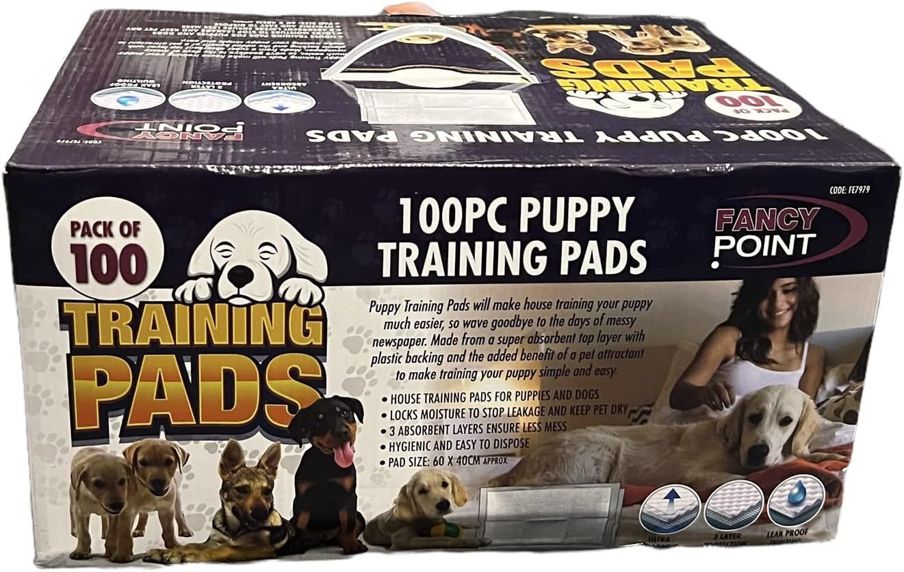 STOREX Pack of 100 Super Absorbent Puppy Training Pads Indoor Outdoor