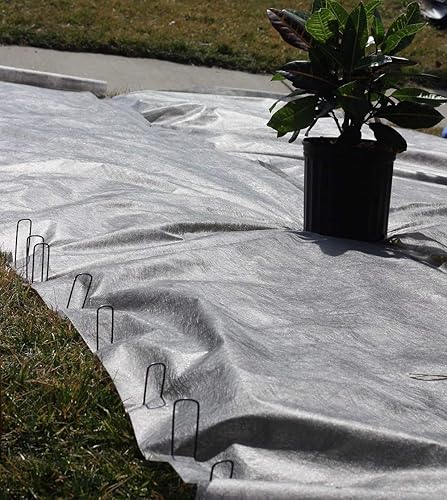 Miniatura 6 de Ashman Estacas de jardín, grapas de paisaje y estaca de valla resistente (1000 unidades)