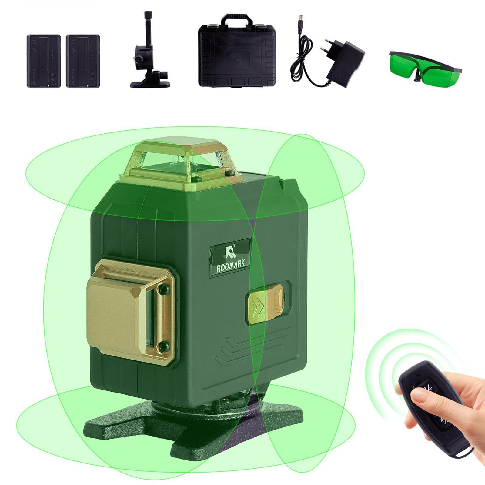 Livella Laser 4D Autolivellante 360° Con 16 Linee Verdi - Foto 10