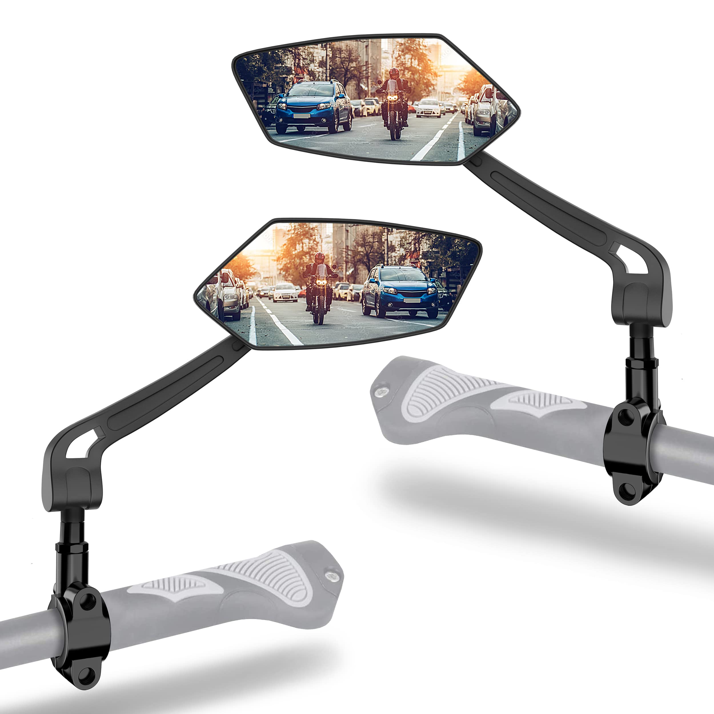 Xcelenze - Fahrradspiegel für E-Bike (links + rechts)