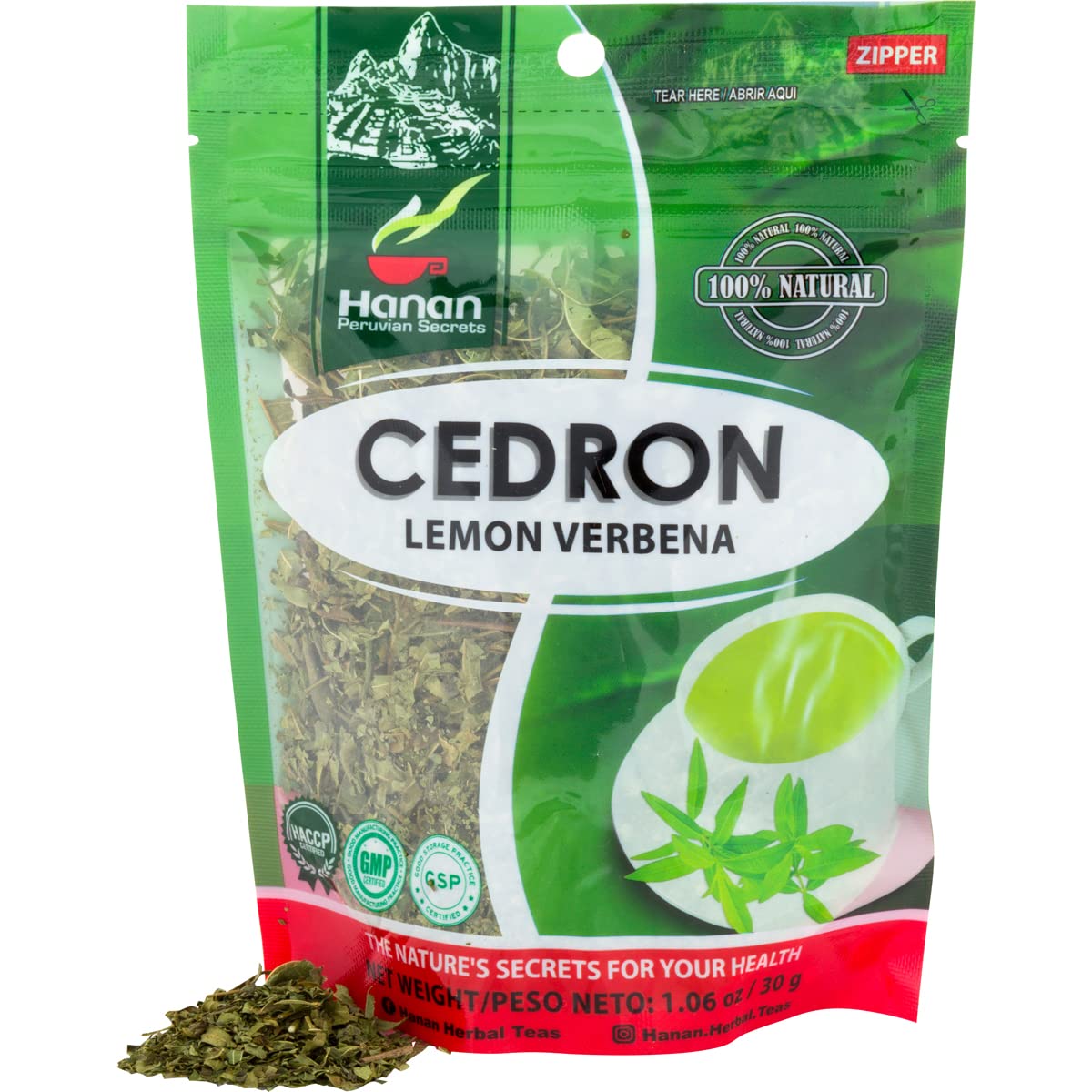 Amazon.com : Hanan Lemon Verbena (Cedron) Loose Herbs – Herbal Tea All ...