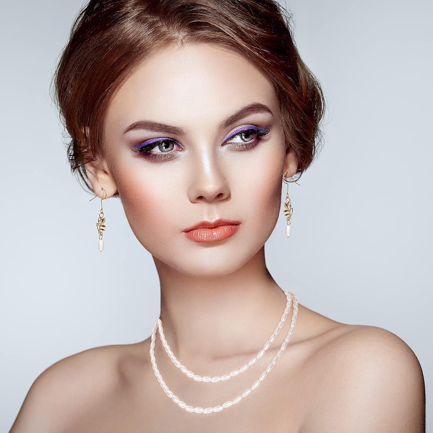 PAGOW 1000pcs Oat Rice Beads, 4 x 8mm White Pearl Beads for Jewelry Making (0.15 x 0.3 inch) - Image 2