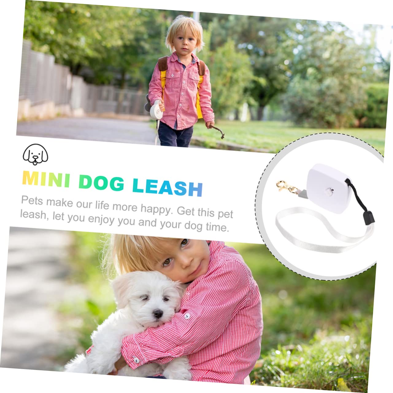 BESPORTBLE 4stücke Retractable Dog Leash Flexibles Band Für Kleine Und Mittelgroße Hunde Ergonomischer Griff Für Und Outdoor-aktivitäten