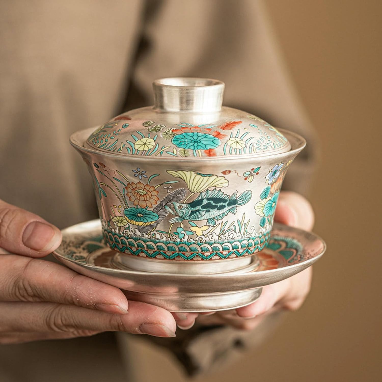 備前焼 各見信利 花入 鶴首花瓶 一輪挿し 共箱 共布 付き 【公式通販】