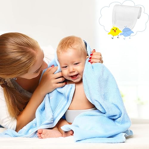 Miniatura 6 de 8 piezas de algodón con cordón umbilical para bebé, suave protector de vientre para bebé, banda para ombligo recién nacido, cinturón de ombligo para