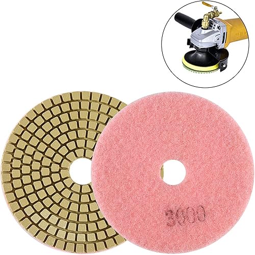 Miniatura 4 de Almohadillas de pulido de diamante, juego de almohadillas de pulido de granito, herramientas de pulido de granito, kit de reparación de respaldo de