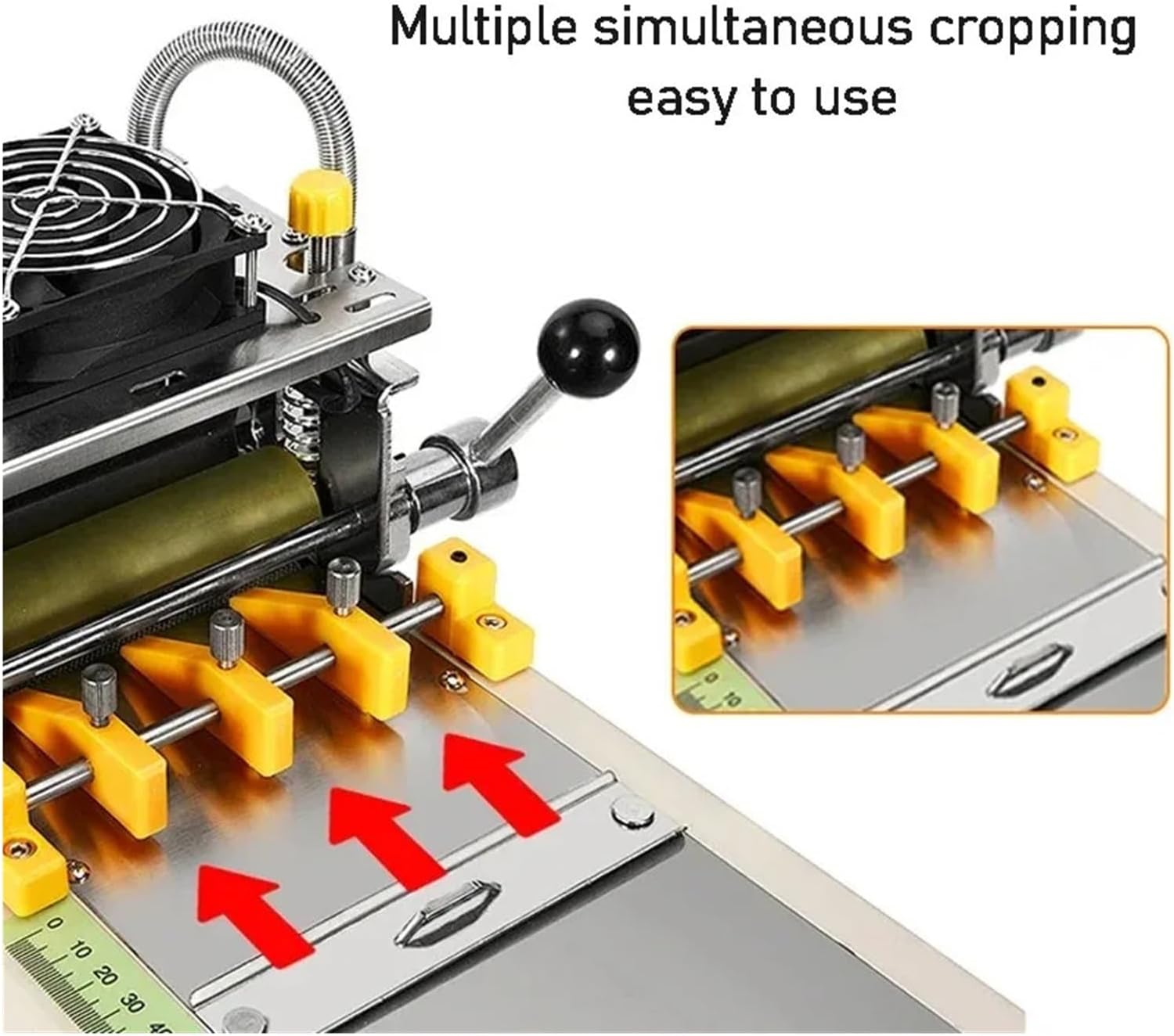 Automatic Computerized Rope Cutting Machine Cold and Hot Zipper Ribbon Webbing Elastic Band(Normal,AU Plug)