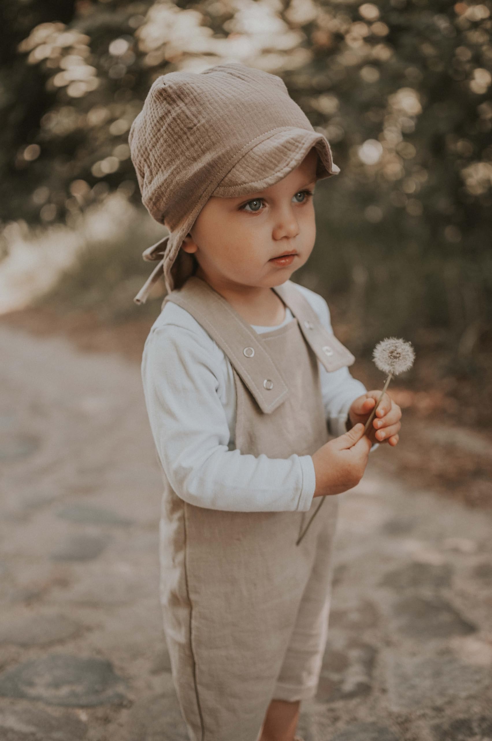 Fuchs & Kiwi Cappello estivo per neonato in mussola – Protezione UV 50+ & traspirante – Cresce insieme – 100% cotone – Oeko-Tex – Cappello da sole per bambini – fatto a mano a Berlino