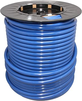Neo-Pure - 3/8" OD LLDPE Polyethylene Tubing 500 ft Roll | Flexible Water Line for RO Systems, Aquariums, Ice Makers, and More | Durable and Easy to Install - Blue