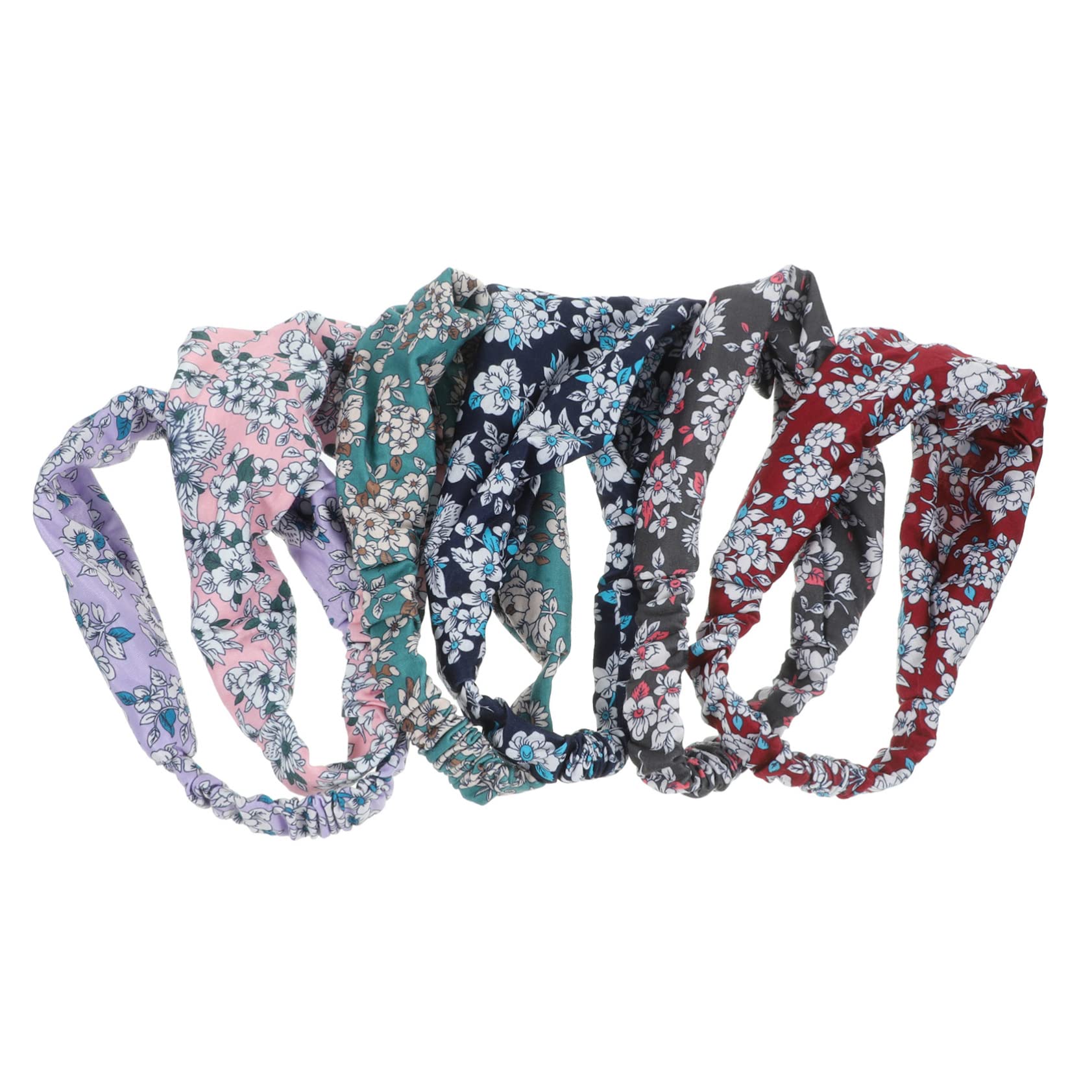 Beavorty Lot De 3 Bandeaux Élastiques Et Confortables Pour Femme Motif Floral Pour Le Yoga Et Les 6 Pièces X 3
