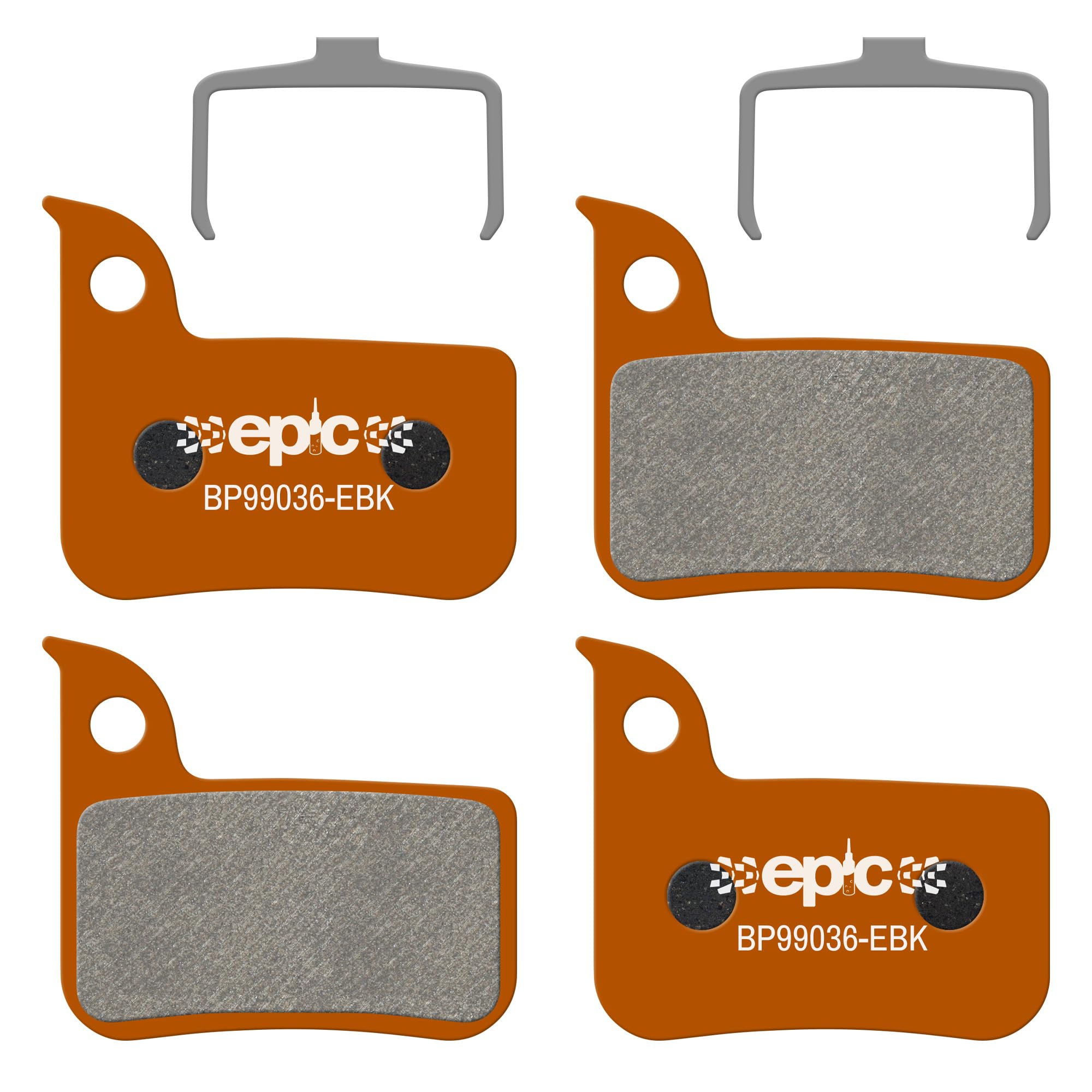 epic Disc Brake Pads for SRAM Red, Apex, Rival, Force & Level Ultimate Brakes | Organic, Semi-Metallic, Sintered, Ceramic, E-Bike Options | Quiet, Durable, High-Performance | 2 Sets (E-Bike)