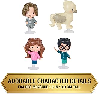 Wizarding World Harry Potter, Micro Magical Moments Prisoner of Azkaban Rescue Set with 4 Mini Figures & Display Case, Kids Toys for Ages 6 and up