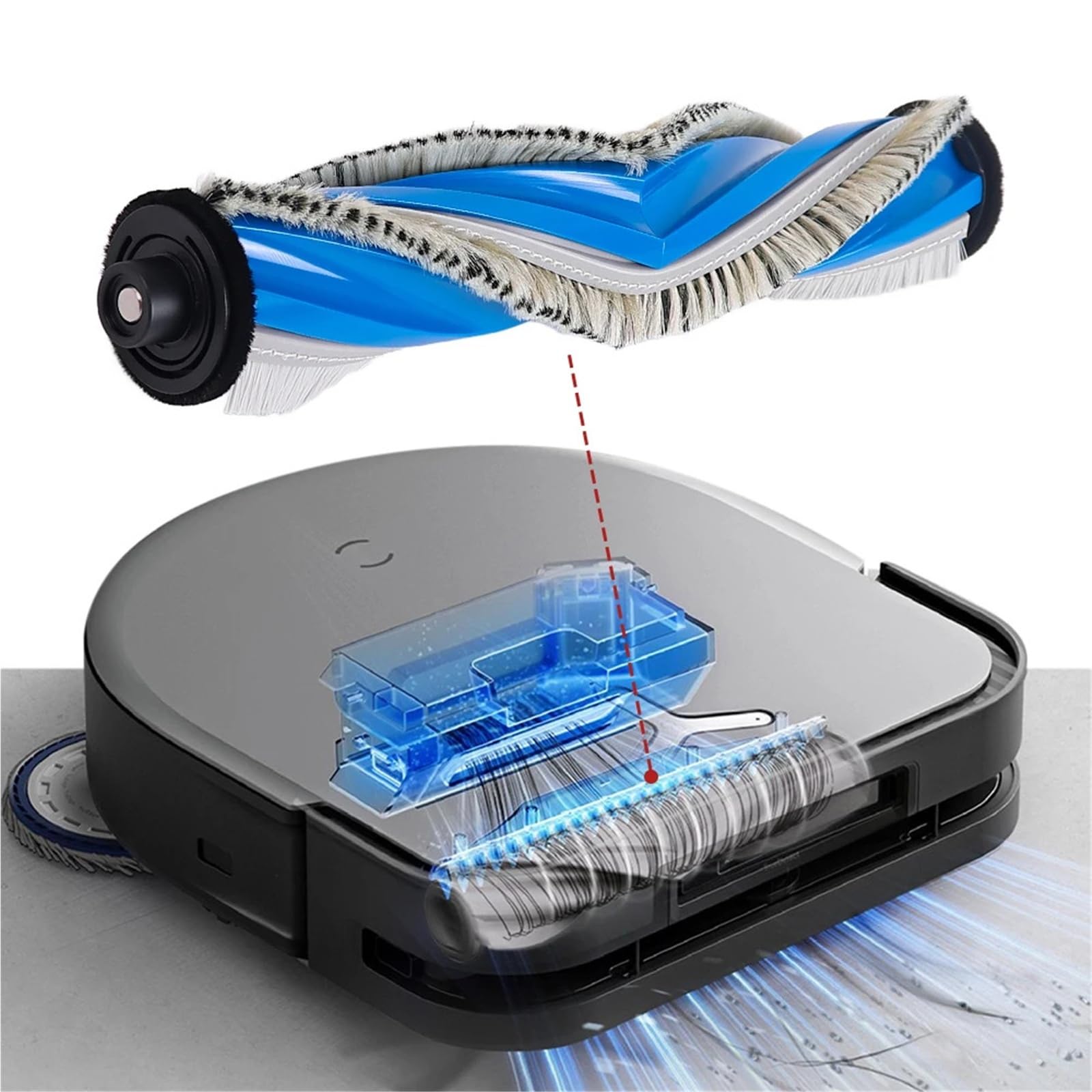 Kompatybilny z Ecovacs X5 Omni / X5 PRO OMNI/X5Pro/X5 Max Robot Vacuum Bag Main Side Brush Filter Mop Accessories Części zamienne (26 szt.)