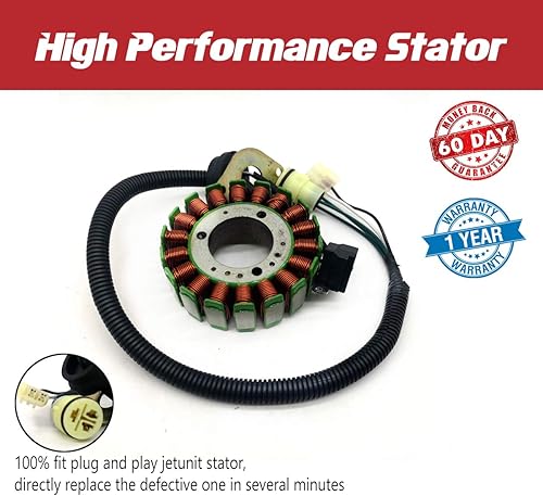 Miniatura 6 de Estator para Yamaha Jet-Ski 6D3-81410-01-00 (2005-2009) VX110 Sport VX110 Deluxe (2005 2006 2007 2008 2009)