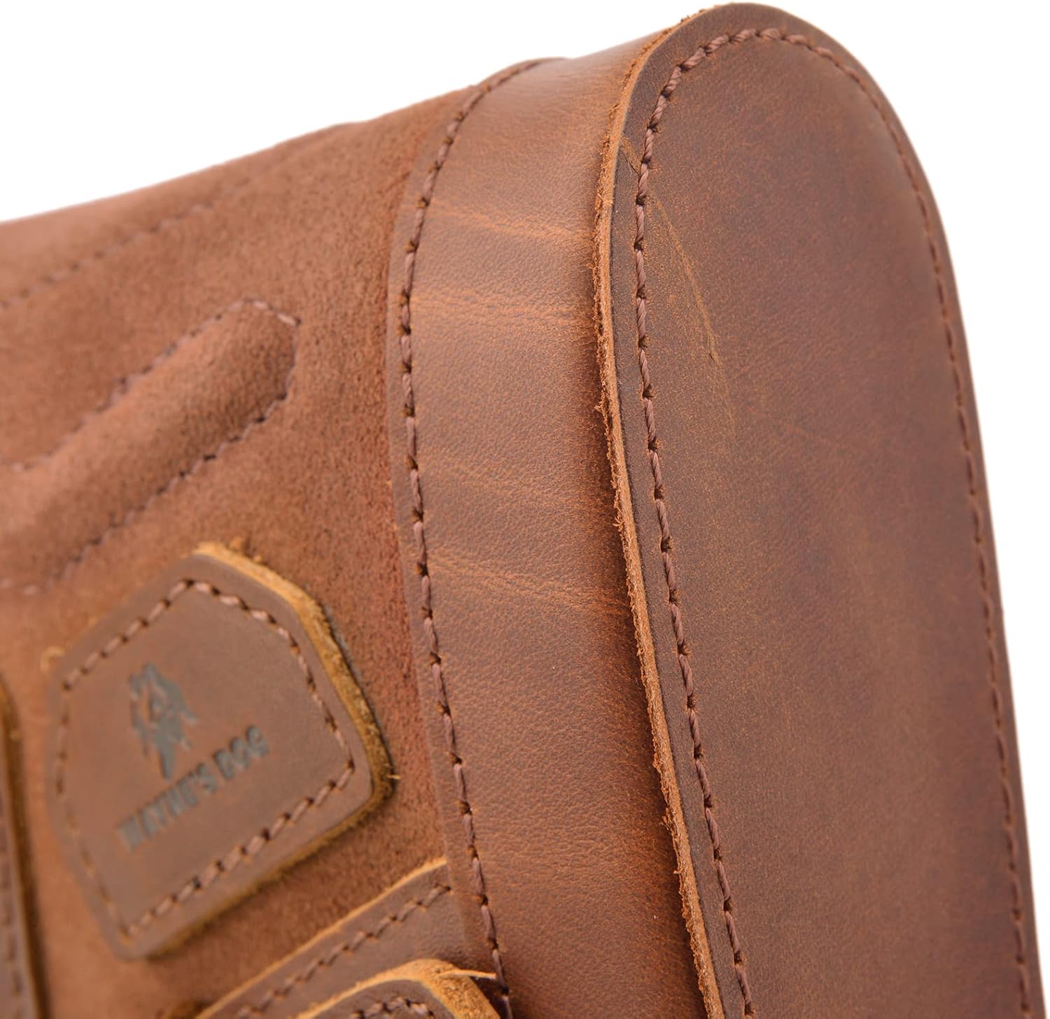Leather Buttstock Cheek Rest Pad with Rifle Shell Holder for .44mag .45-70 .30-30 .357 .308 .30-06 410GA