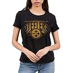 Junk Food Clothing x NFL - Pittsburgh Steelers - Team Spotlight - Women\'s Short Sleeve Fan T-Shirt - Size X-Large