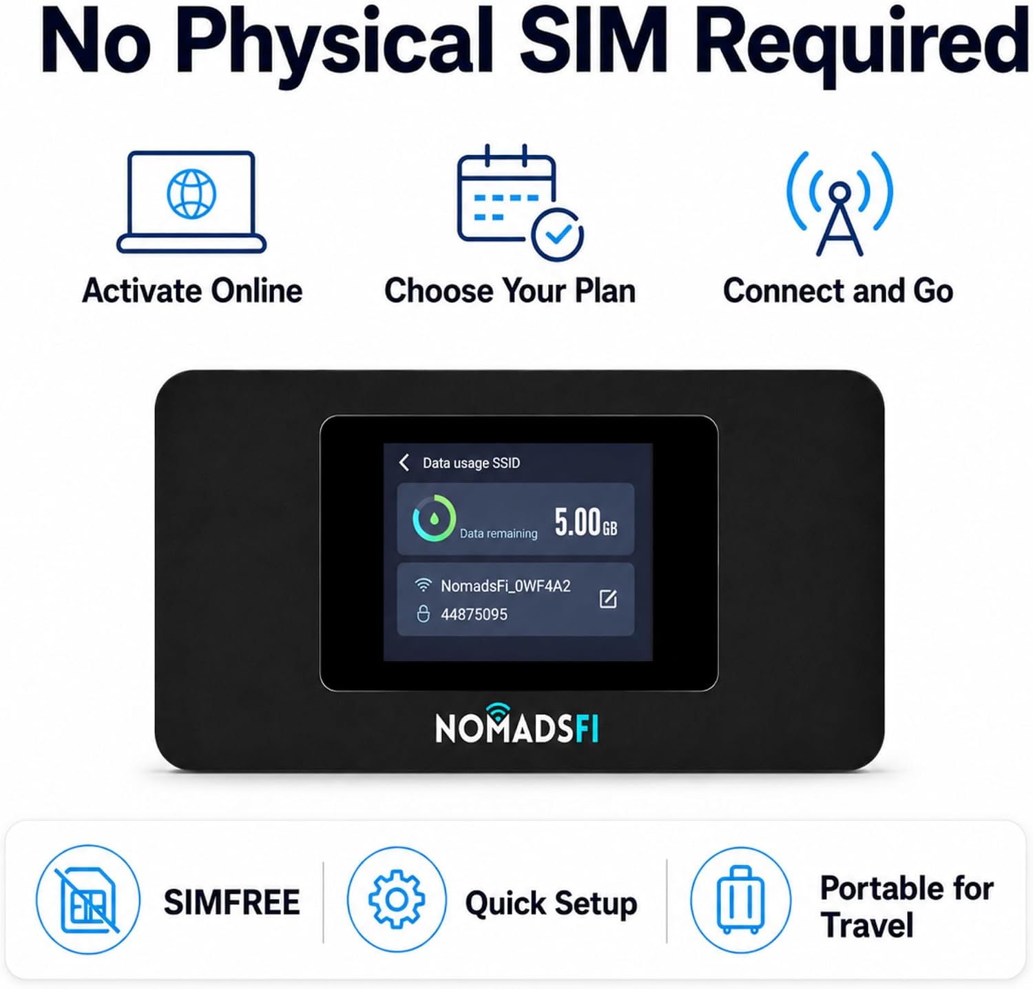 PocketFi X 4G LTE Black Mobile Hotspot Device with 10GB U.S. Data image 5
