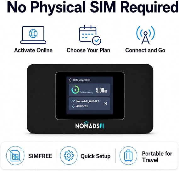 PocketFi X 4G LTE Black Mobile Hotspot Device with 10GB U.S. Data