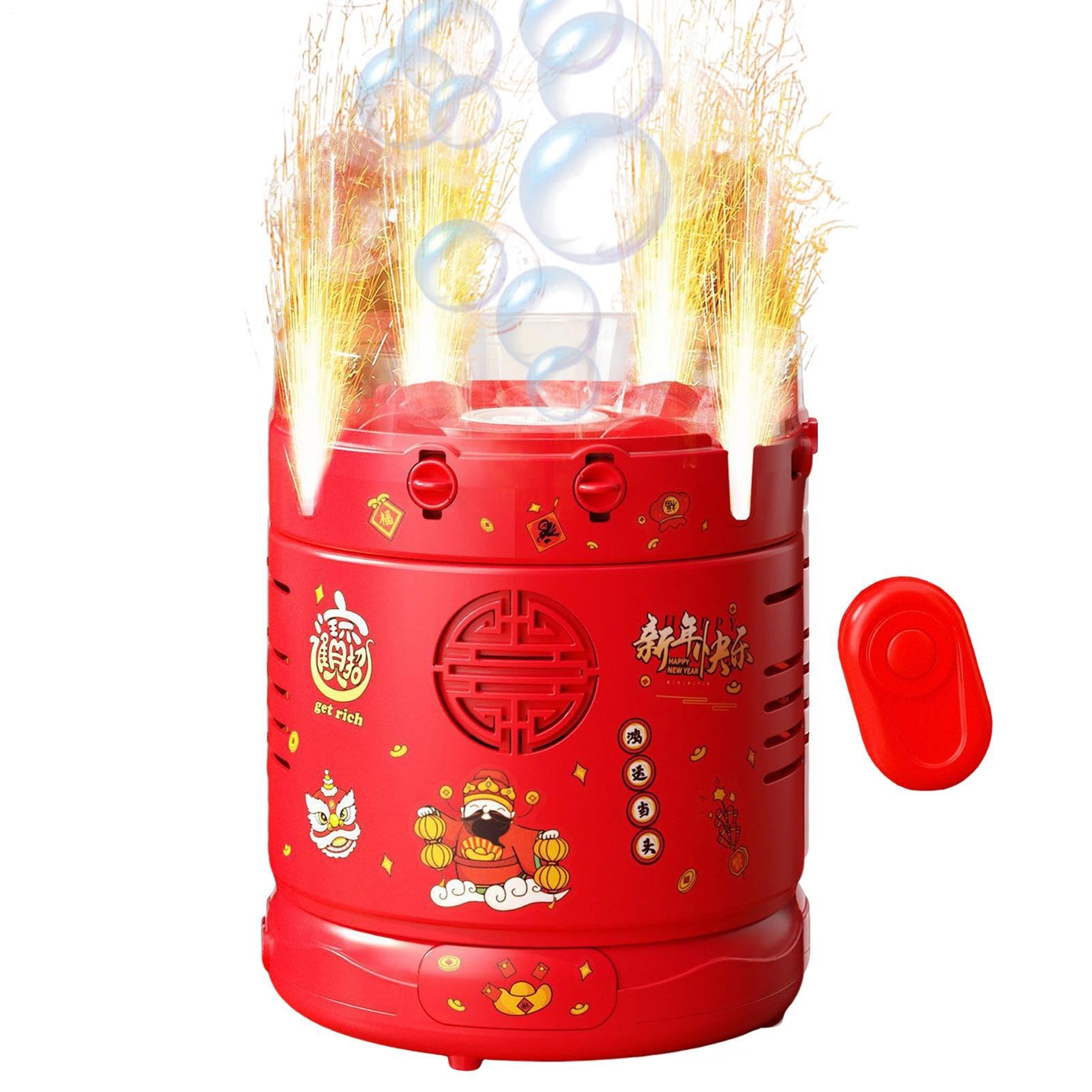 Seifenblasenmaschine Für Kinder Partydekoration Mit Lichtern Und | Spielzeug Zum Erzeugen Von Seifenblasen Für Hochzeiten, Weihnachten, Chinesisches Neujahr Und