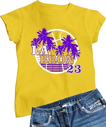Go All Out Womens LA Bron 23 T-Shirt