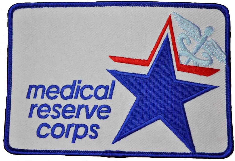 Large Medical Reserve Corps Embroidered Patch - 10 Pack