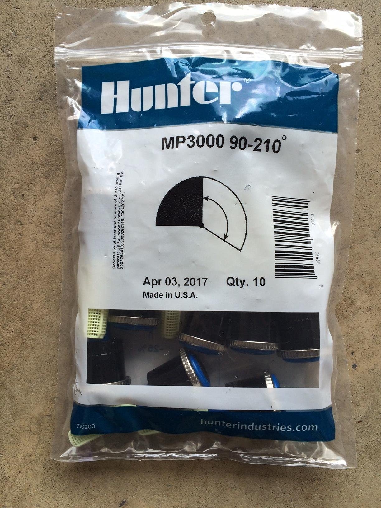 Fluidra 44097 - Mp3000ht90. MP Rotator Macho 9m 90º-210º.Azul.