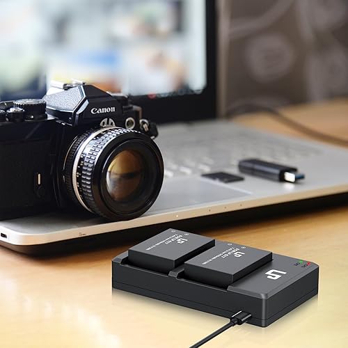 Miniatura 7 de LP Paquete de cargador de batería LP-E17, compatible con Canon EOS R8, R10, R50, RP, Rebel T6i, T7i, T8i, T6s, SL2, SL3, EOS 77D, 200D, 750D, 760D,