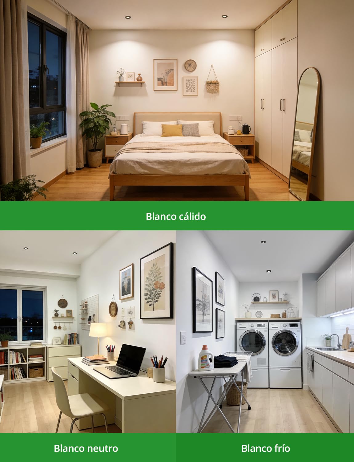 HOMEOW Ojos de Buey Led para Techo Focos Led Empotrable Techo Regulables Baño 6W Negro, Downlight LED 230V Corte Φ68mm - 80mm IP44 para Cocina Luz Calida Neutra Frío, 10 Pack