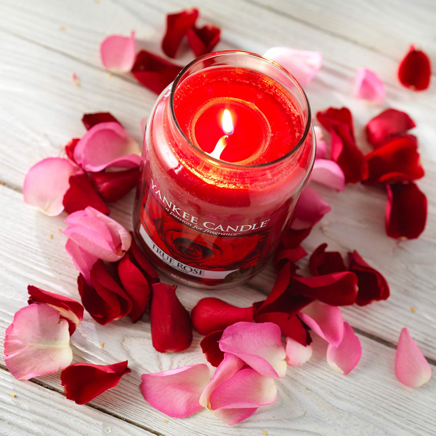 Yankee Candle Scented Candle | Scented Candle | True Rose Large