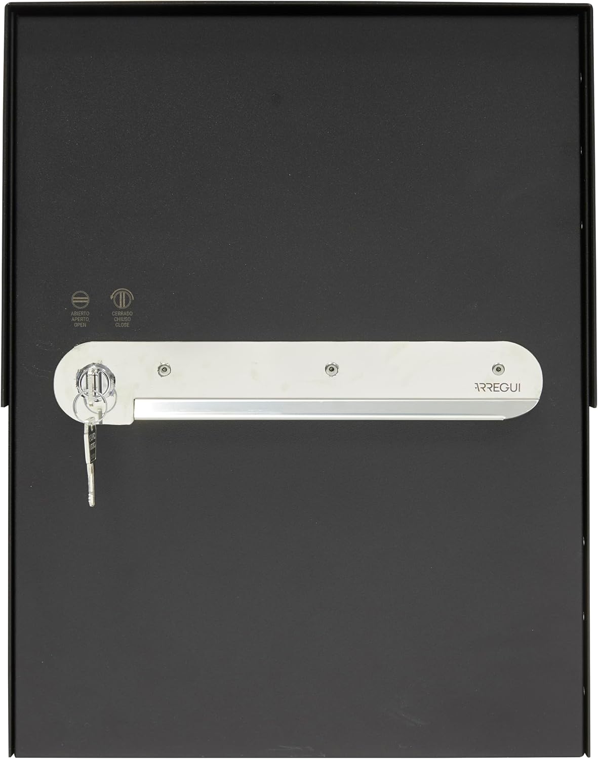 ARREGUI Bigpack EP2004 Steel Parcel Box for Large Parcels, Single Mailbox, Black