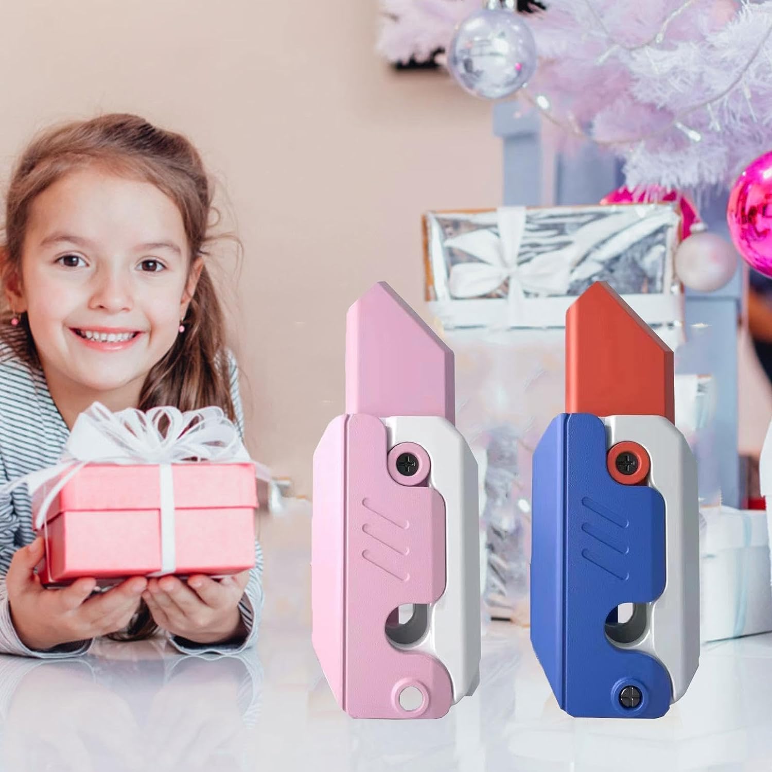 2 PCS 2023 New Fidget Toy Knife, 3D Printing Fidget Knife