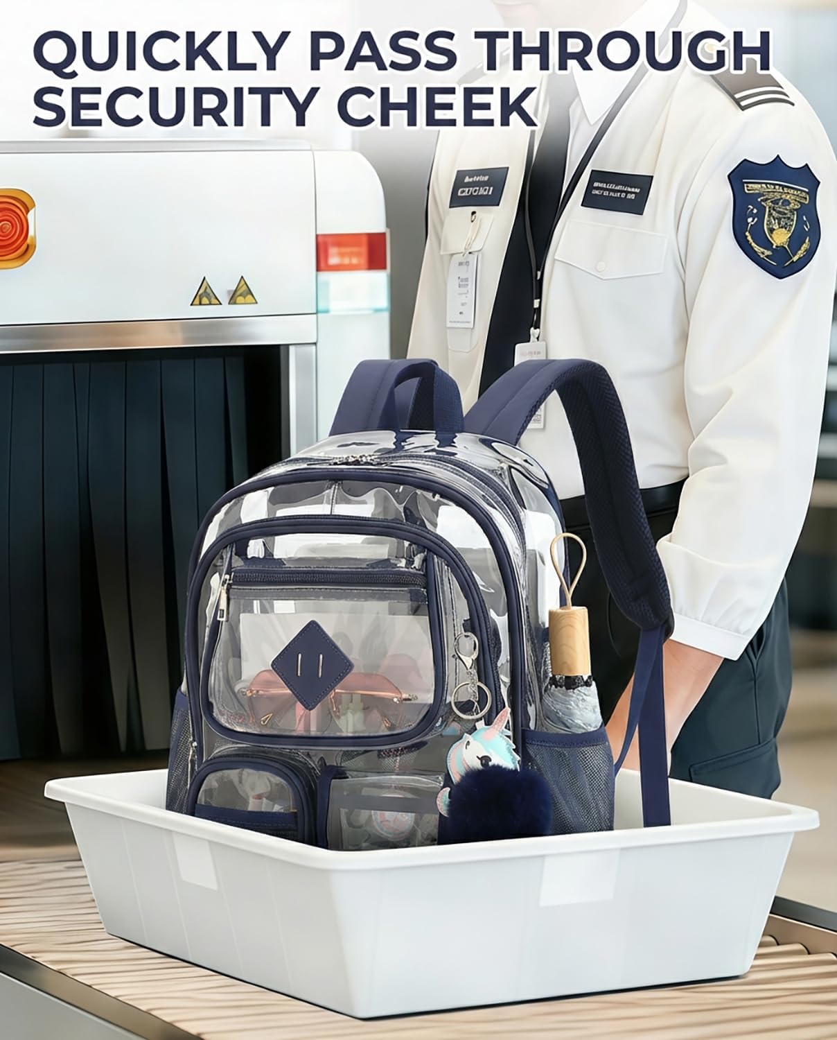 Clear Backpack Heavy Duty Girls Boys