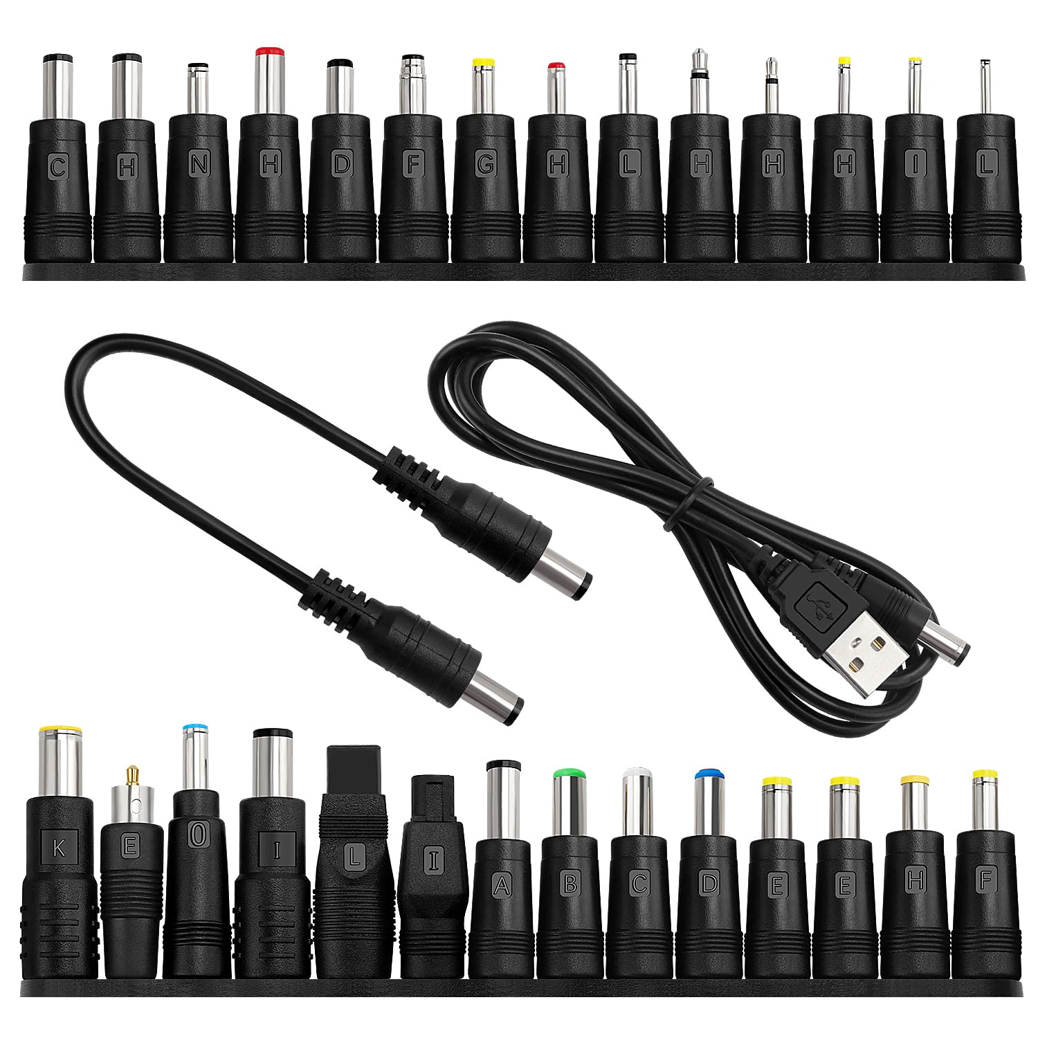 1 Femmina A 5 Maschio CC Cavo Sdoppiatore Alimentazione 5.5mmx2.1mm - Foto 7