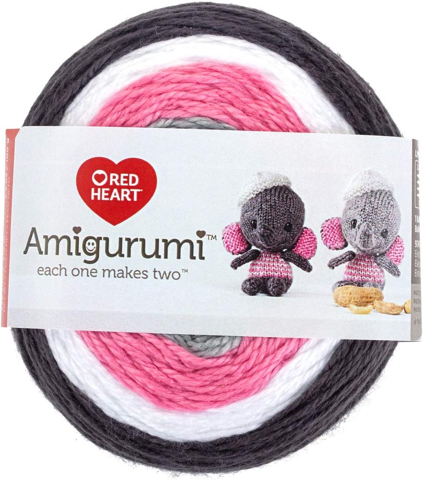 Red Heart E885. 9745 Amigurumi Yarn, Elephant Amazon.ca Home