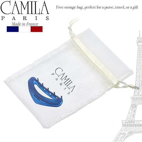 Miniatura 5 de Camila Paris CP3532 - Pinza para el cabello francesa para mujer, color azul, pinza para el cabello para niñas, a la moda, duradera y de estilo,