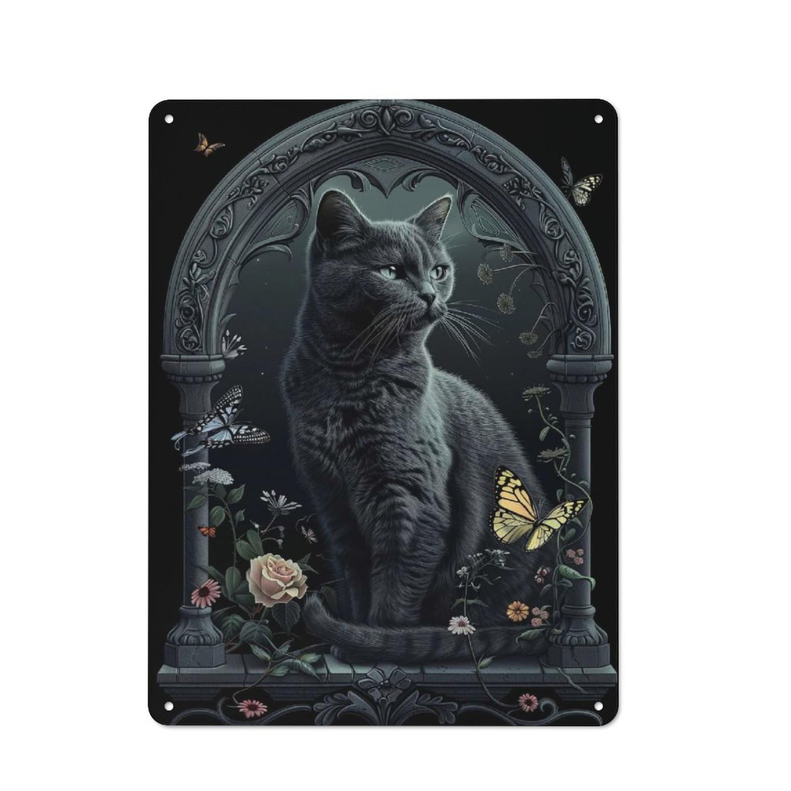 Junmoney Chartreux Vintage Metal Sign 40X30cm For Dining Room Or Kitchen, Suited To Home Decor Collectors