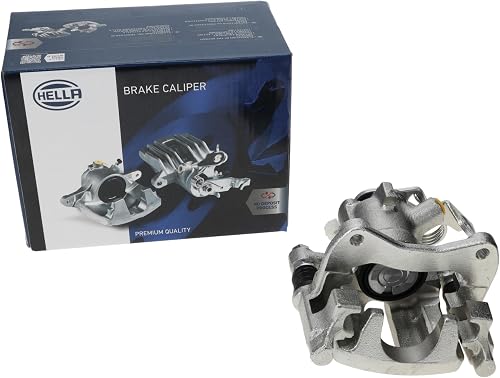 HELLA Brake Caliper With Bracket Included Compatible with Select 1996-1997 Audi,