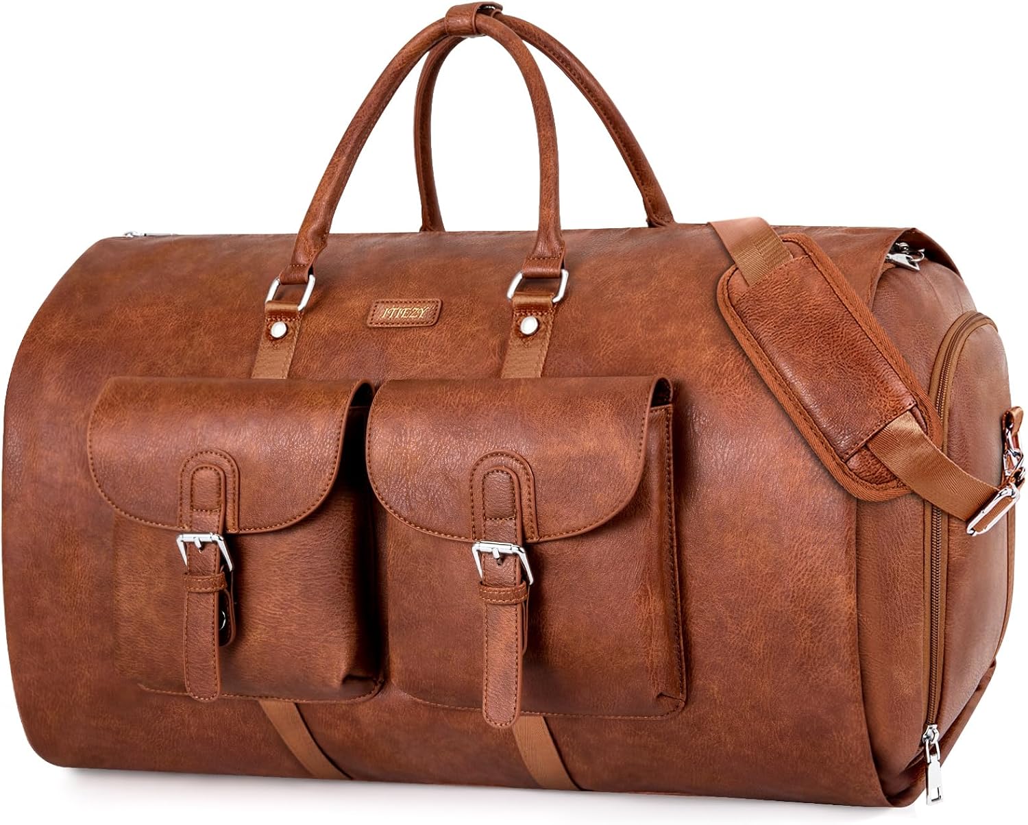 Garment Bag for Travel, Convertible Carry on Garment Duffel Bag for Men 3Pcs Weekender Bag 2 in 1 Hanging Suitcase Suit Bag