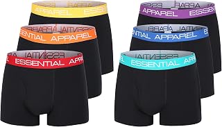 Mens Boxer Shorts Underwear 6 Pack Underpants Trunks Multipack Elasticated Waistband Boxers Size S-4XL