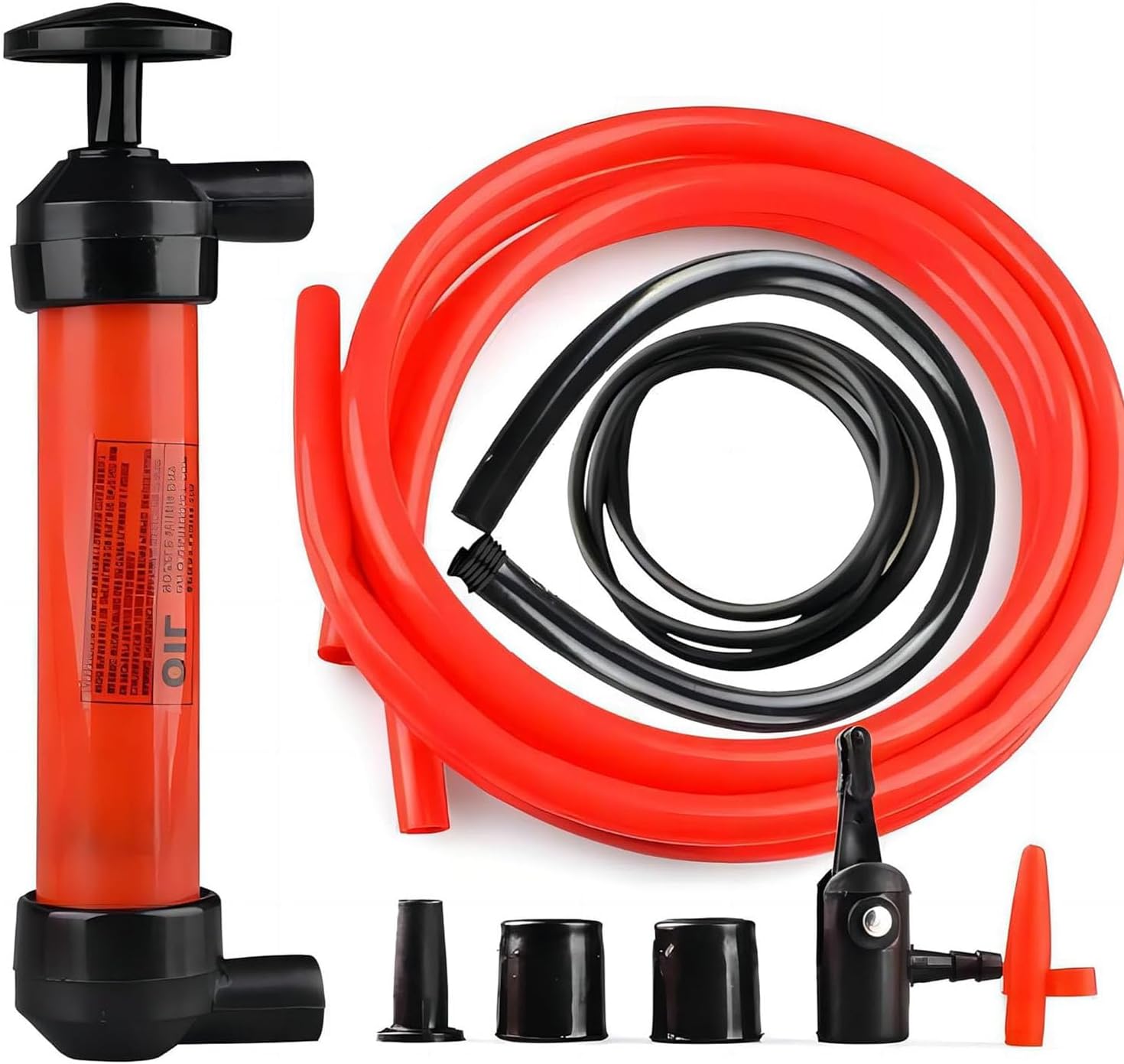X spring Siphon Pump, Portable Water and Siphon Transfer Pump Kit, Fuel Transfer Pump for Liquids and Air, Multi-Use Fluid Fuel Extractor Suction Tool and Gas Siphon for Gasoline and Rain Barrels