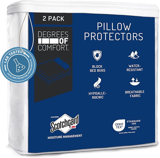 Degrees of Comfort Pillow Protectors (Set of 2