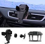 Karltys Support de téléphone de voiture, Air Vent Dash Car Support de téléphone épais Case Friendly, Porte-téléphone gratuit mains pour Honda Civic 2022-2025 2026 11th Gen. Accessoires d'intérieur