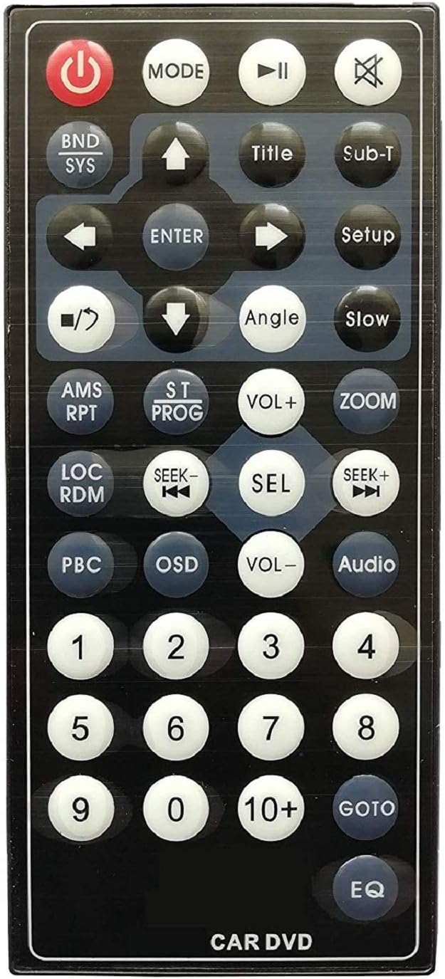 Slime CAR USB DVD Player Remote Control Compatible with DVD WORLDTECH