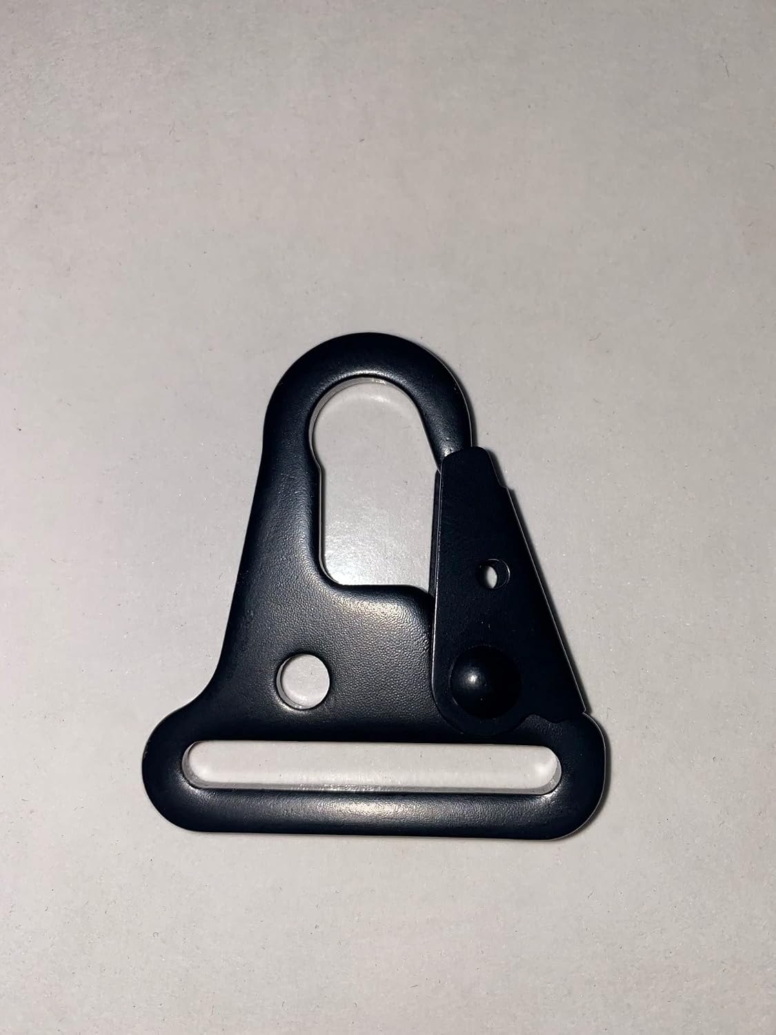 1.5in Heavy Duty HK Snap Hooks Black Metal Sling Clip Hooks Snap Spring Hooks Attach Webbing Carrying Parts Tools Various Packs
