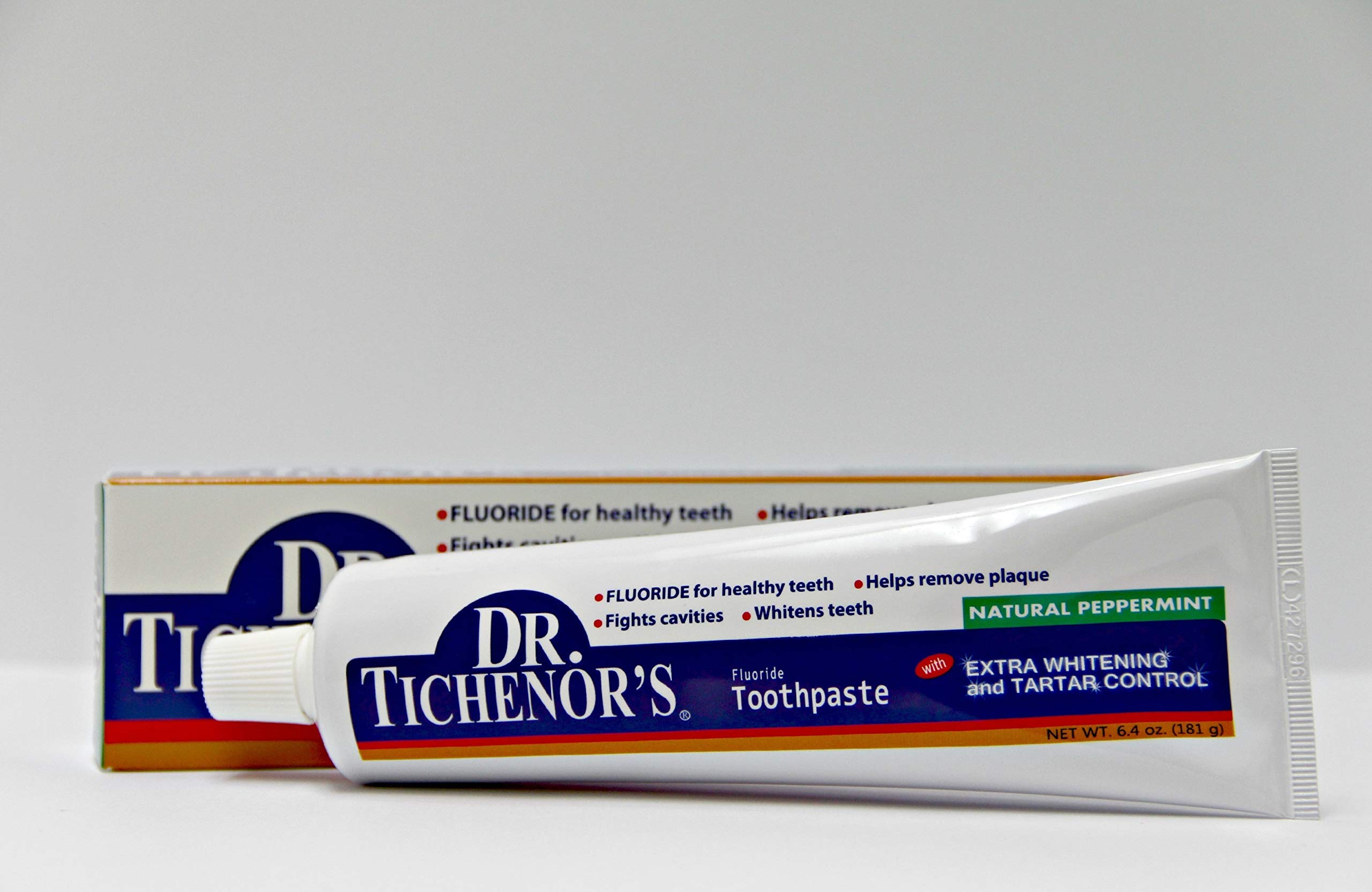 Dr. Tichenor's Fluoride Toothpaste with Extra Whitening and Tarter Control 6.4 fl oz (181 g)