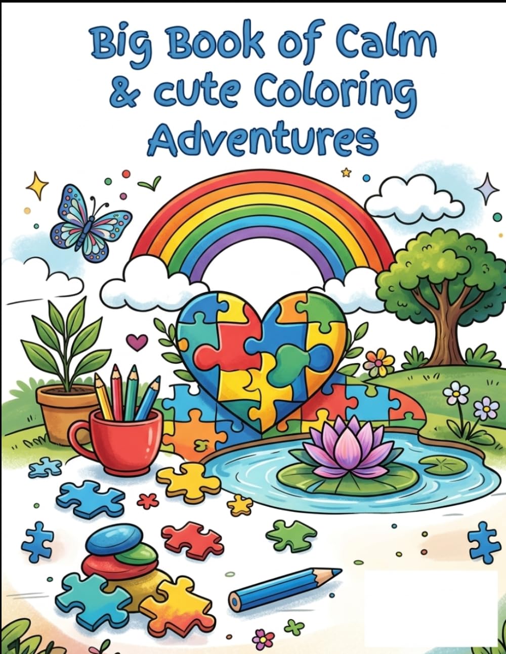 Big Book of Calm & cute Coloring Adventures