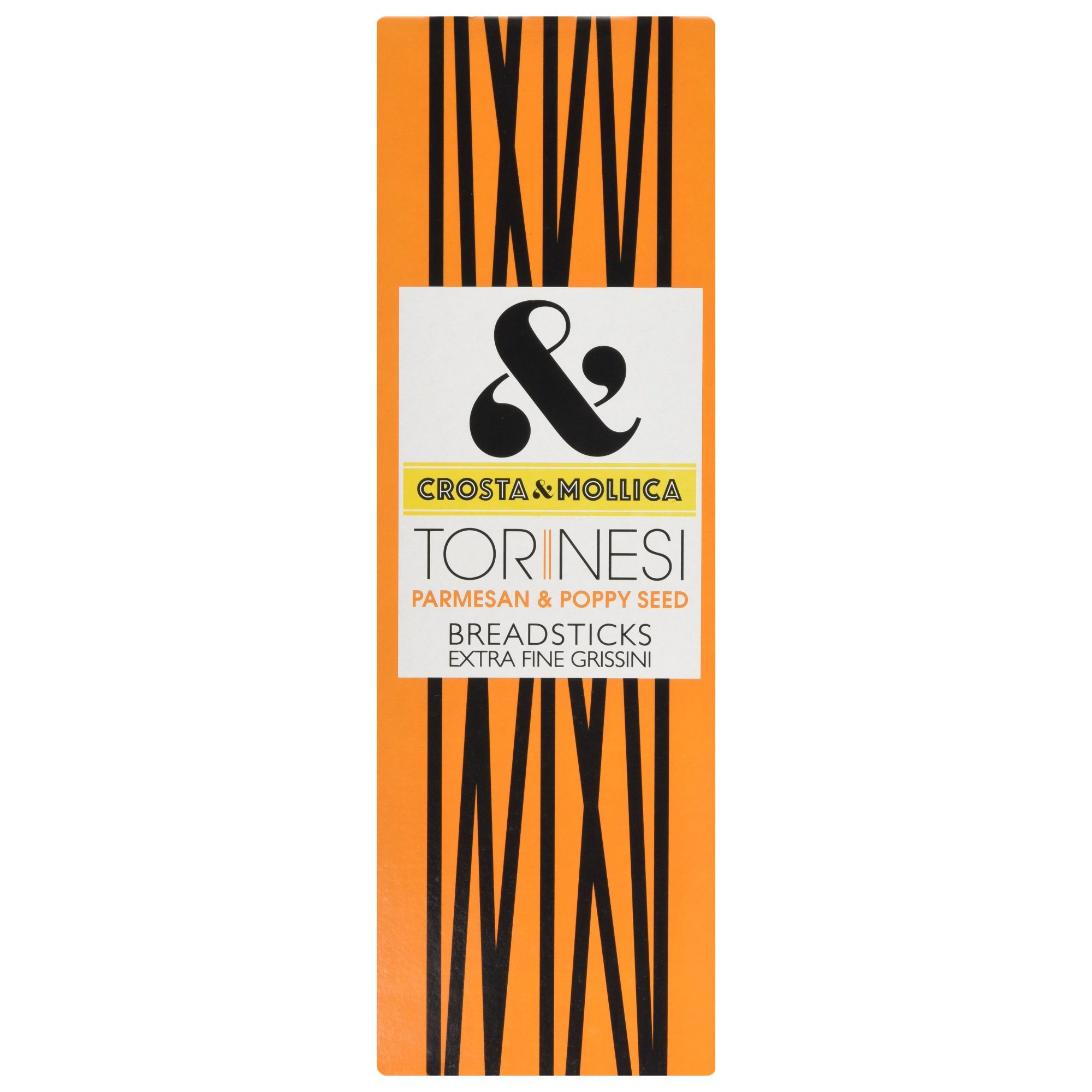 Crosta & Mollica Torinesi Grissini with Parmesan and Poppy Seeds, 120g