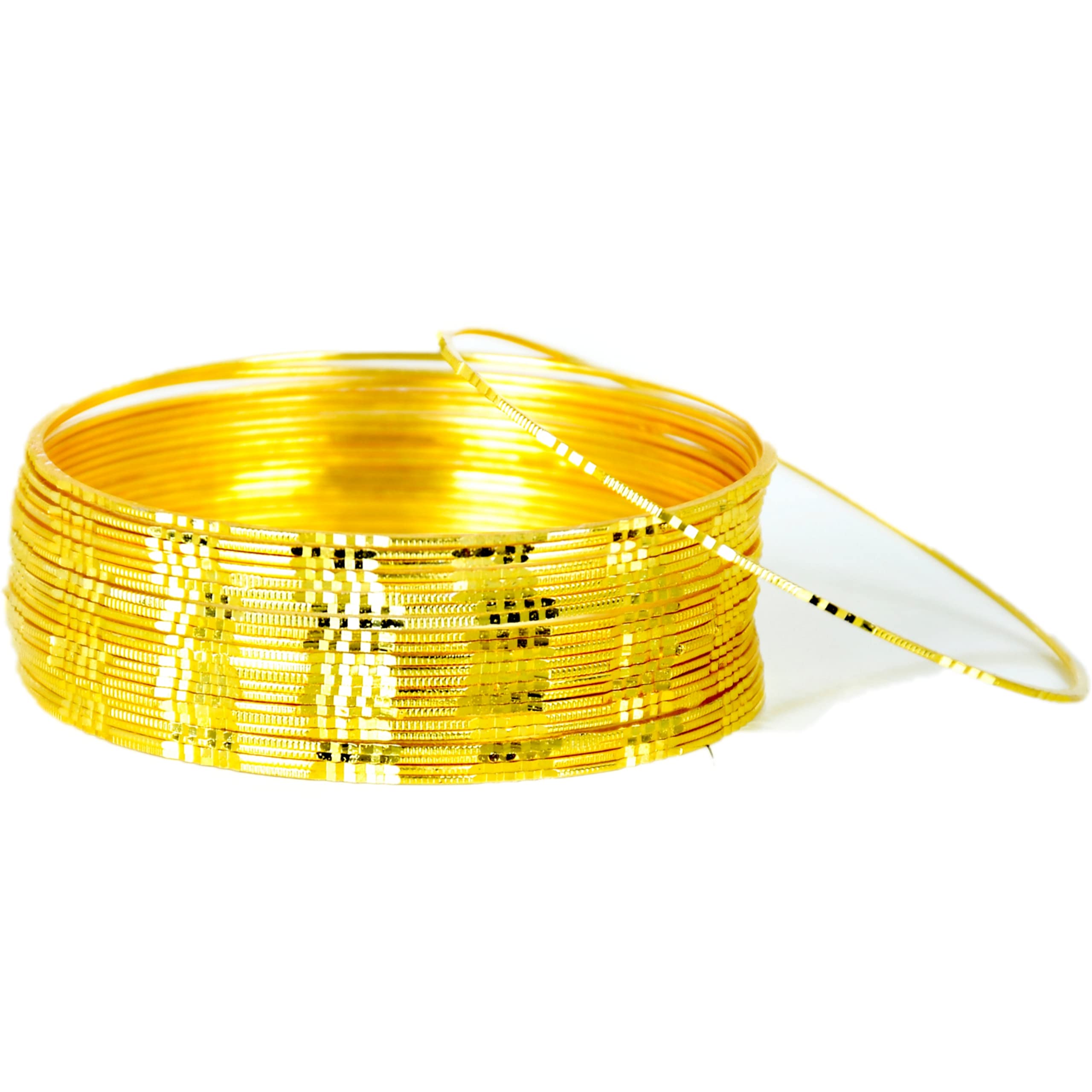 Amazing Gold plated metal bangles set of 24 bangles for women and girls by Maurya Showroom | MSB-006 (2.4) (B0BYZ6ZQQN) Amazon Price History, Amazon Price Tracker