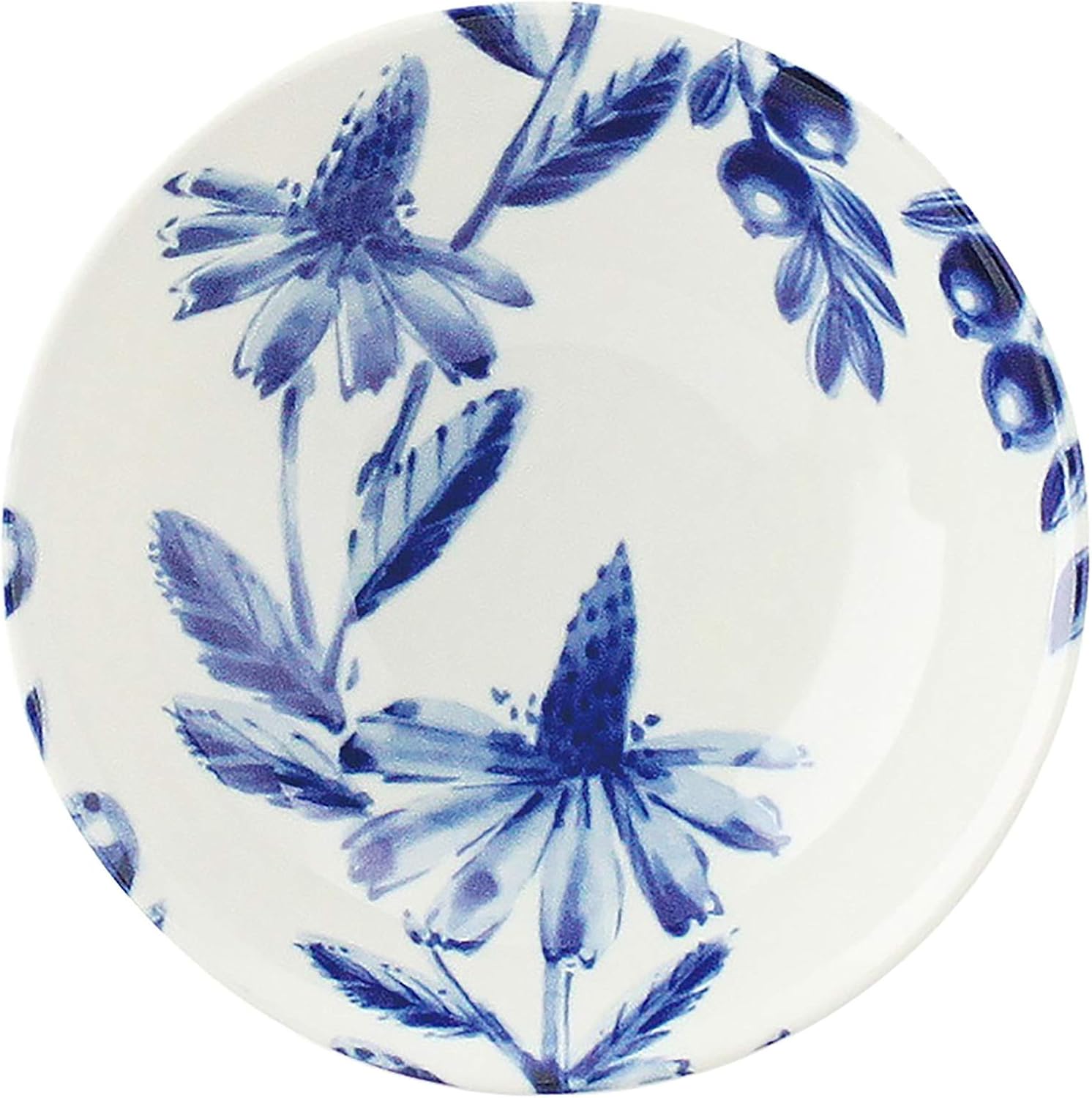 Aito Seisakusho 288258 Botanical Bowl, Pot, Plate, Approx. 6.7 inches (17 cm), Strawberry, Scandinavian, Mino Ware Dishwasher, Microwave Safe, Made in Japan